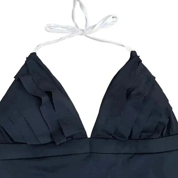 SPANX Women’s V-Neck Black Triangle Padded SZ 8 #1094 - Picture 2 of 10